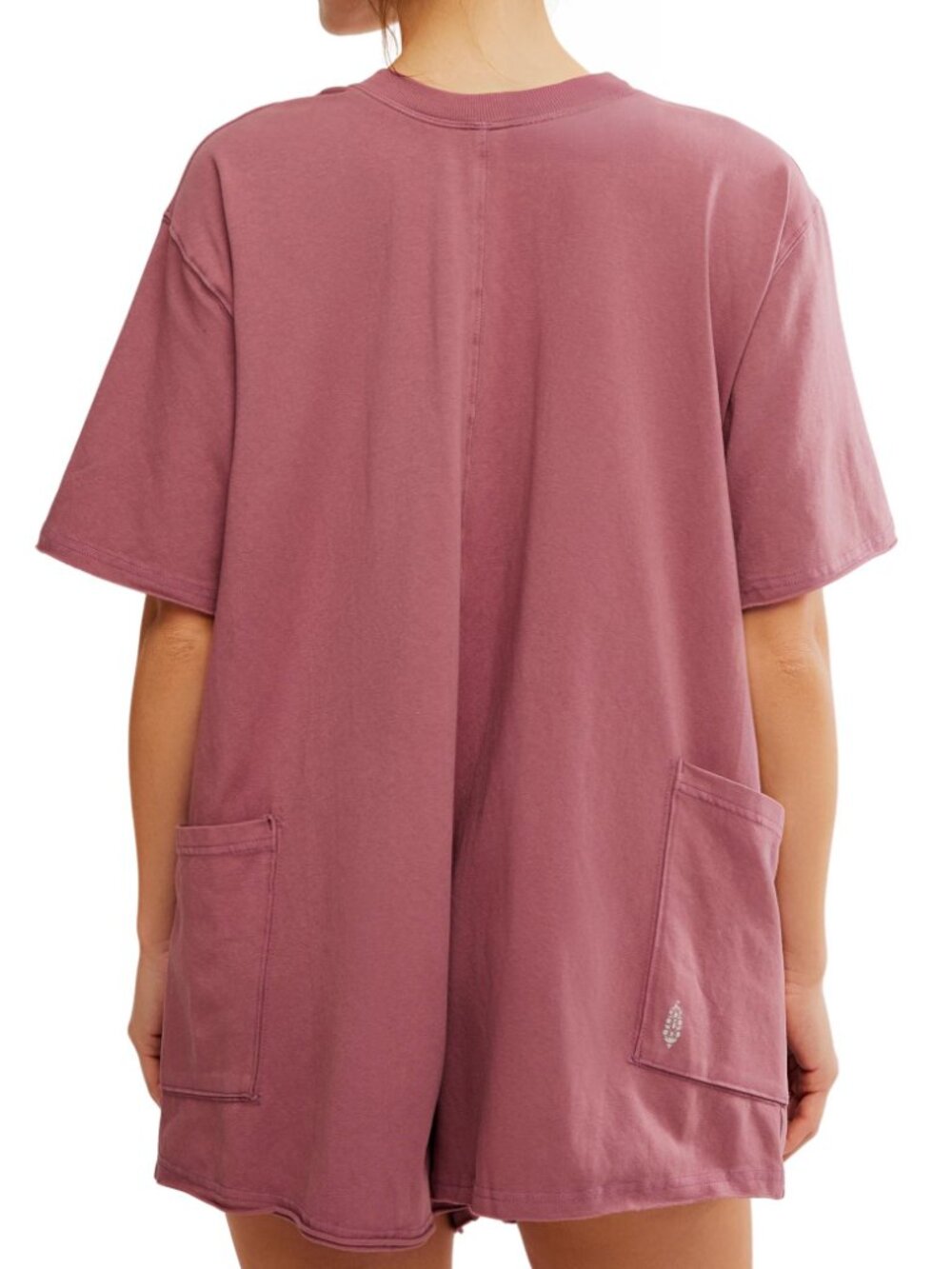FP Movement by Free People Hot Shot Tee Romper - Clove - Size Medium - Picture 8 of 9